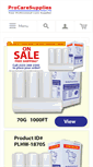 Mobile Screenshot of procaresupplies.com